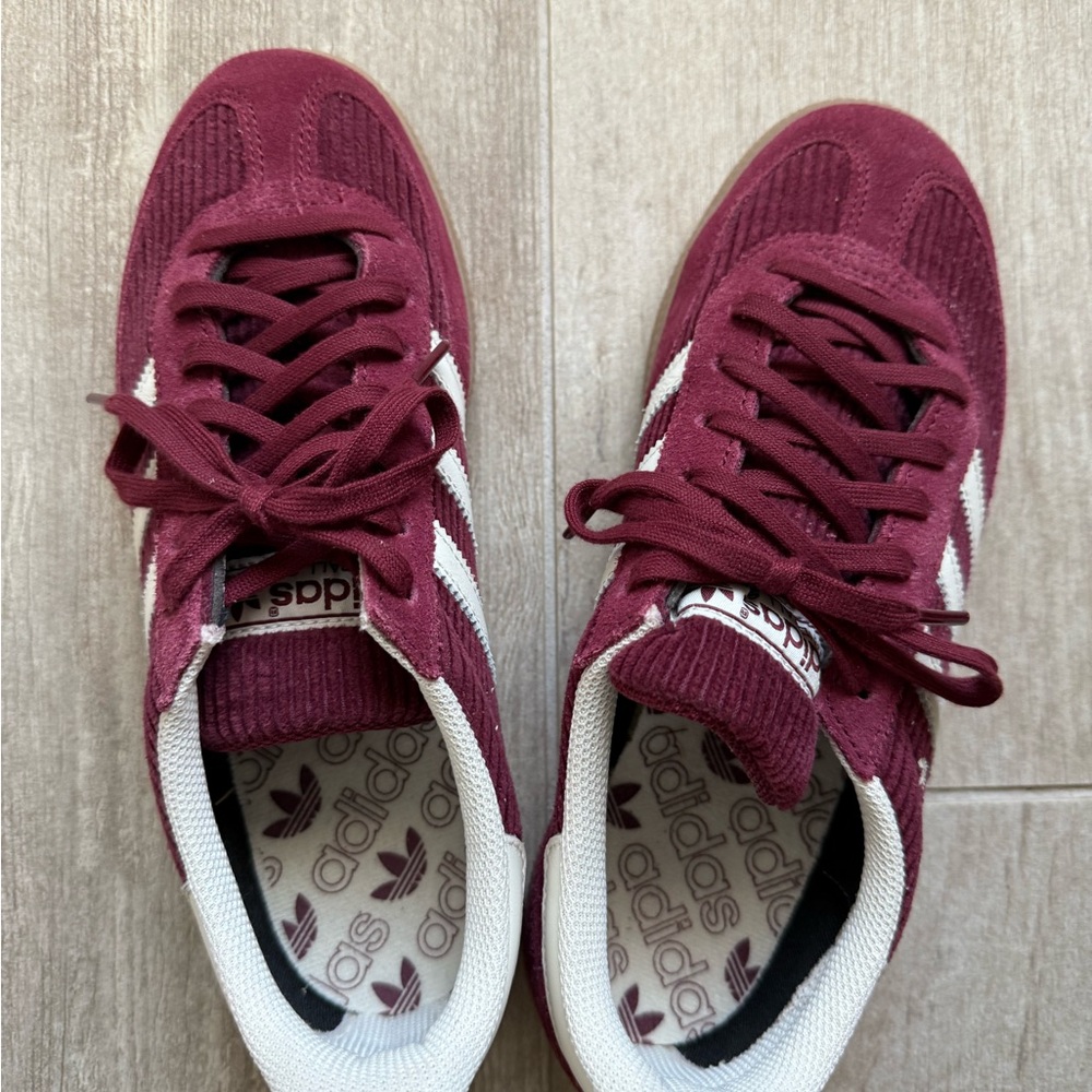 Adidas Spezial Burgundy Sneakers size 7. Worn once.